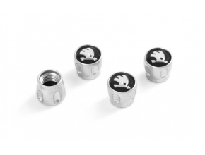 Jeu de 4 bouchons de valve SKODA