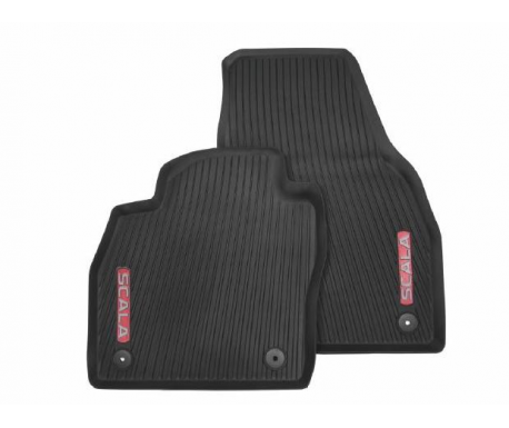 Jeu de tapis Skoda Scala rouge