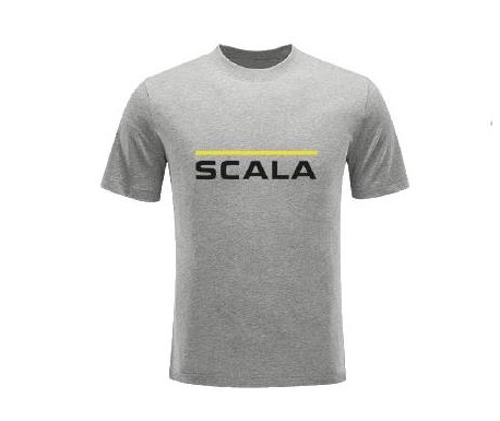 T-Shirt Skoda Scala gris Homme xl