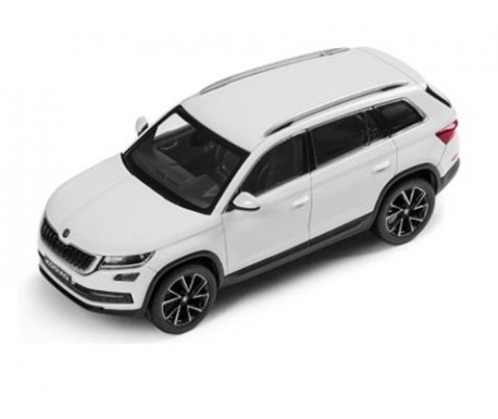 Miniature Skoda Kodiaq blanc