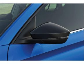 Jeu de 2 coques de retroviseur Noire SKODA Scala et Kamiq