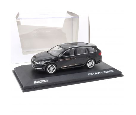 Miniature Skoda Octavia Combi 1:43 Noir Magic