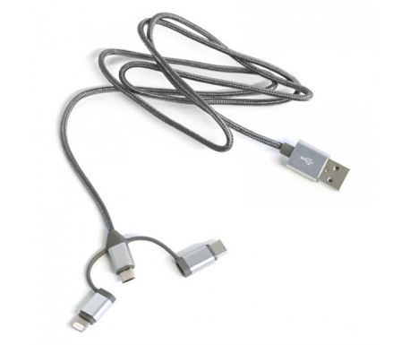 Cable USB 3 en 1 , charge et data