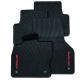 Jeu de 4 Tapis caoutchouc Octavia rouge(NX A8) 