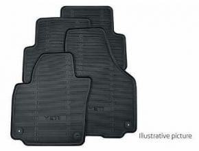 Jeu de 4 Tapis Caoutchouc pour Skoda Yeti