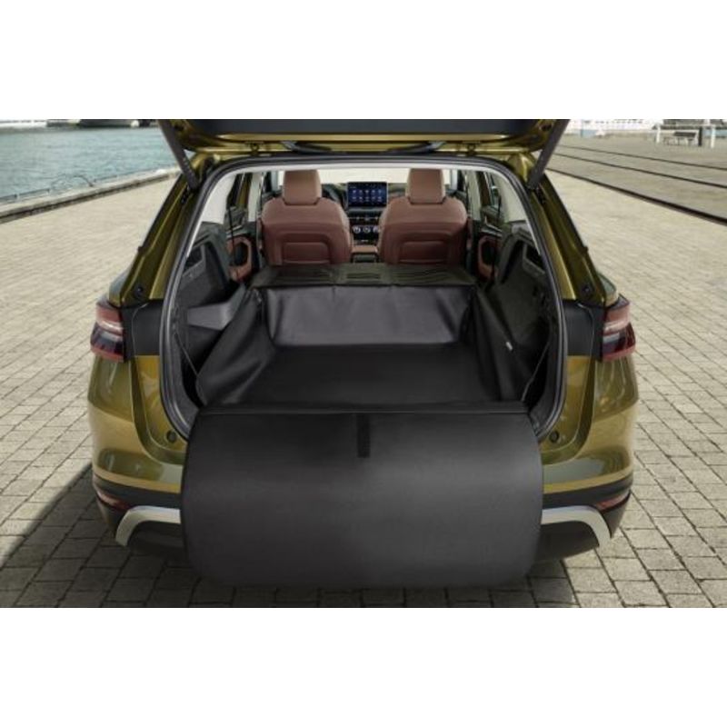 Tapis De Coffre Imperméable Pour Skoda Kodiaq (2017-2025) - Protection Antidérapante En Cuir Synthétique, 5/7 Places