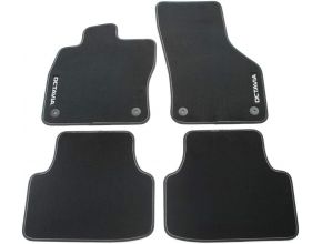 Jeu de 4 tapis Prestige Octavia (NX) Combi Noir/Gris