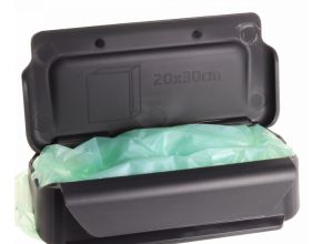 Poubelle de porte - Noire