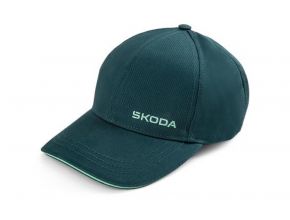 Casquette SKODA baseball vert émeraude