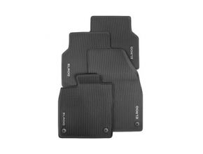 Jeu de 4 Tapis Skoda ELROQ noir/gris