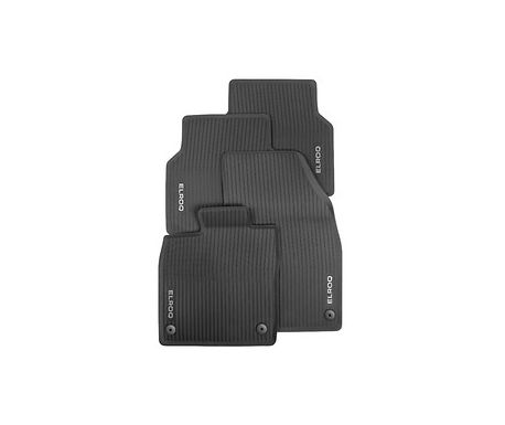 Jeu de 4 Tapis Skoda ELROQ noir/gris