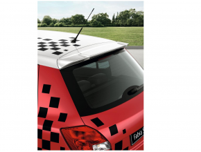  Feuille décorative de toit avec un design à carreaux - noir Fabia 2007-2015