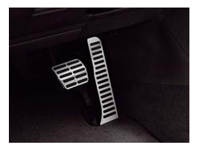  Kit pédalier sport en acier inoxydable brossé pour boîte automatique Octavia 2009-2013