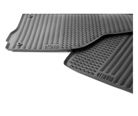  Jeu de tapis en caoutchouc Octavia 2004-2013