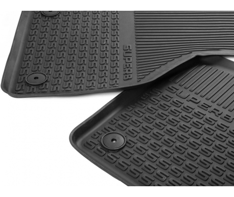  Tapis en caoutchouc - avant Superb 2015-